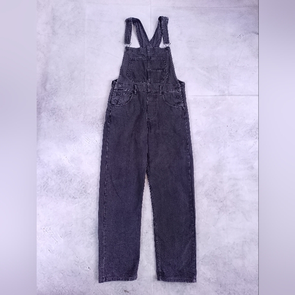 We The Free Denim - WE THE FREE BLACK Denim Overalls Workwear